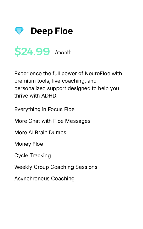 NeuroFloe Pricing Tiers - Deep (24)